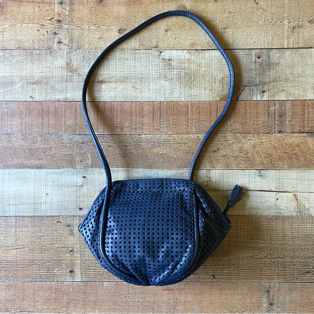 Brio Leather Bag Navy Blue